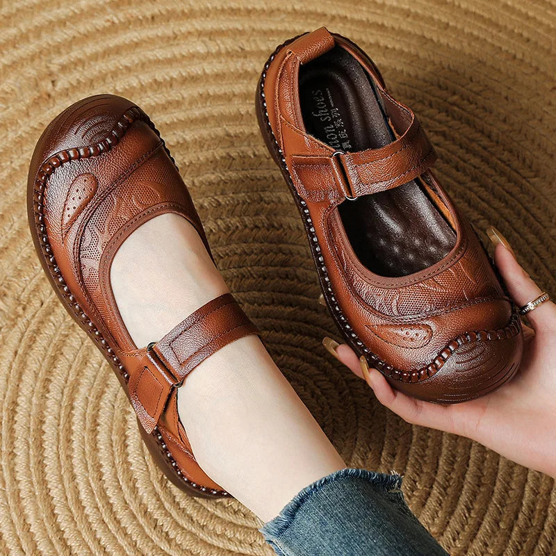 Damen Ballerinas mit verstellbarem Riemen Jully