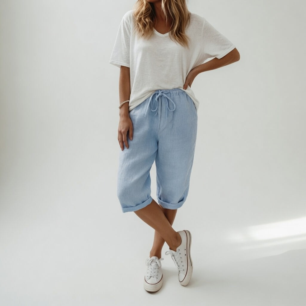 Damen Bermuda Shorts mit elastischem Bund Jully