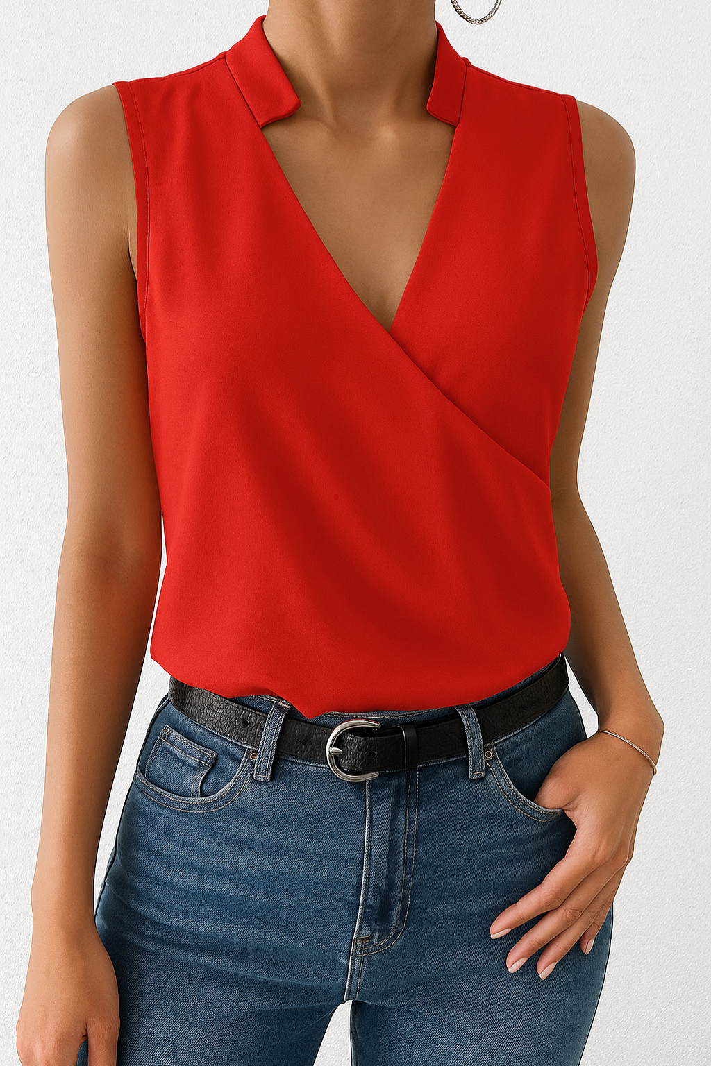 Damen Bluse aus leichtem Material mit eleganter Passform Jully