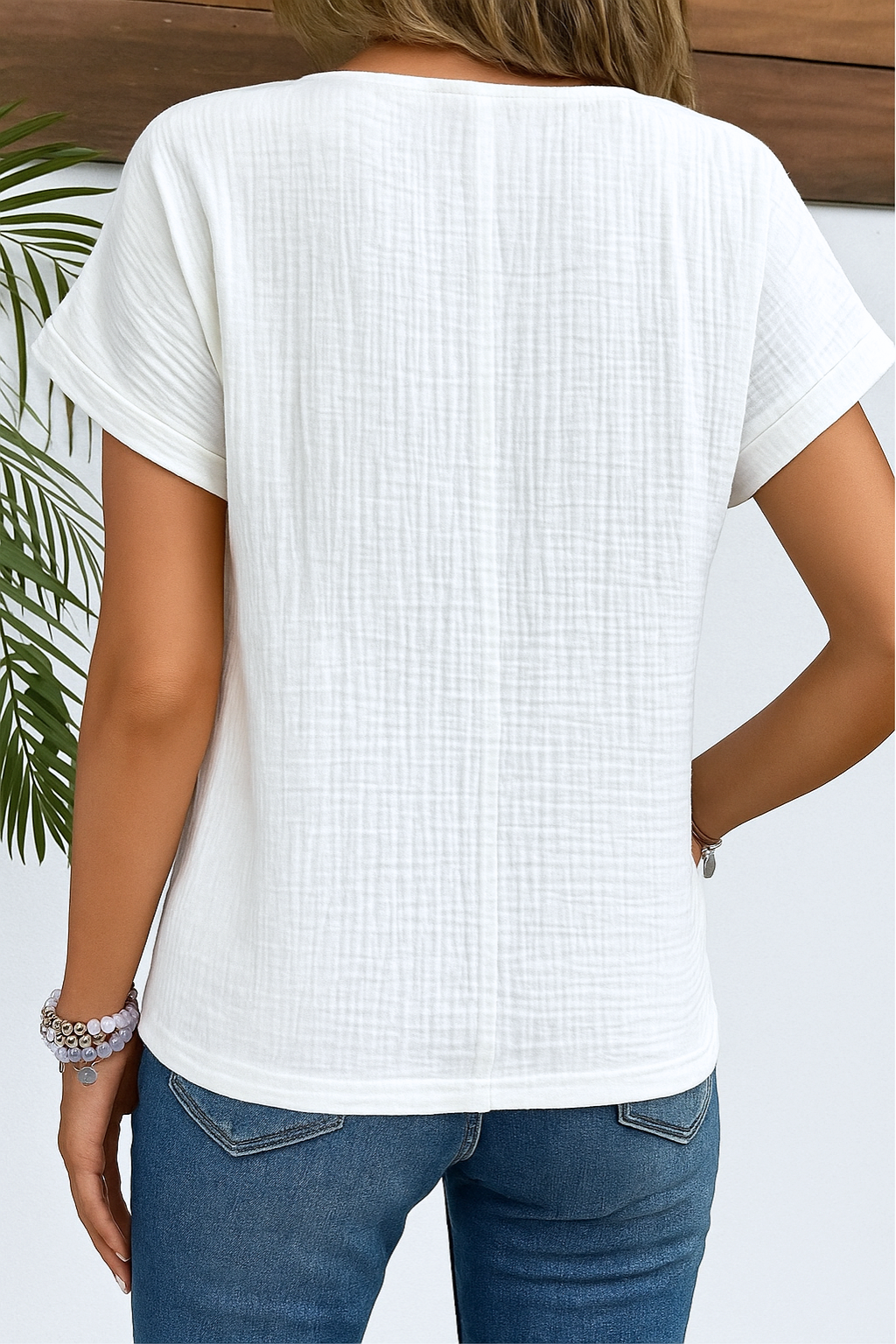 Damen Bluse mit klassischem Kragen aus Baumwolle Jully