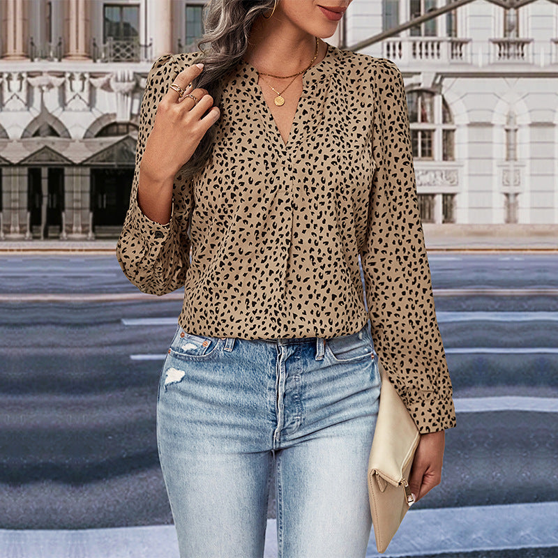 Damen Bluse mit modernem Punkte-Design Jully