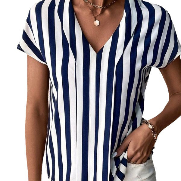 Damen Bluse mit modernem V-Ausschnitt Jully