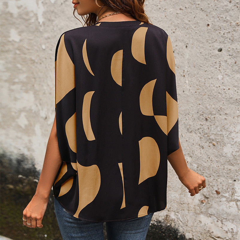 Damen Bluse mit modernem abstraktem Design Jully