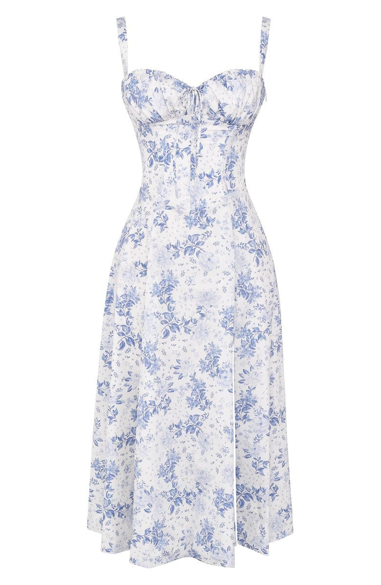 Damen Bustierkleid mit Blumenmuster für den Sommer Jully