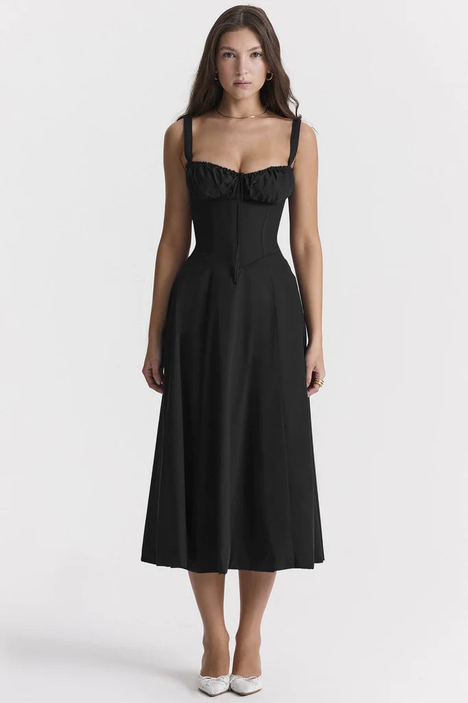 Damen Bustierkleid mit Blumenmuster für den Sommer Jully