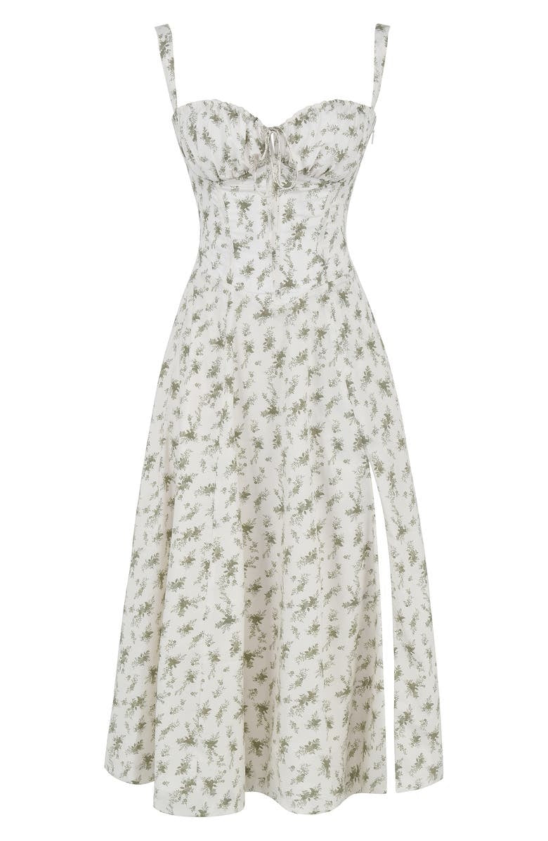 Damen Bustierkleid mit Blumenmuster für den Sommer Jully