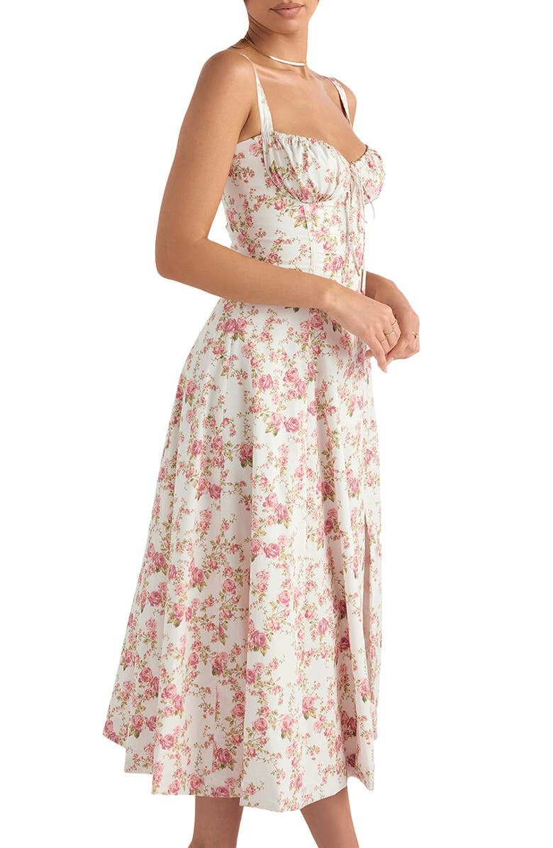 Damen Bustierkleid mit Blumenmuster für den Sommer Jully