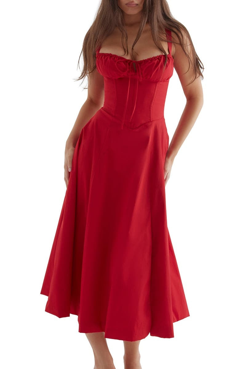 Damen Bustierkleid mit Blumenmuster für den Sommer Jully