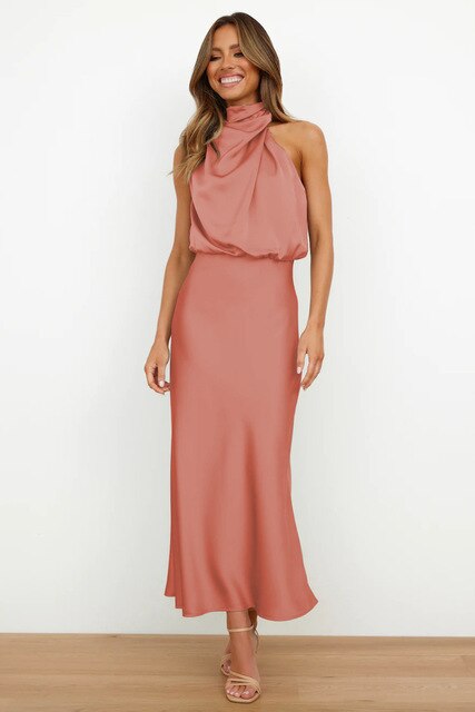 Damen Cocktailkleid aus Polyester mit ärmellosem Design Jully