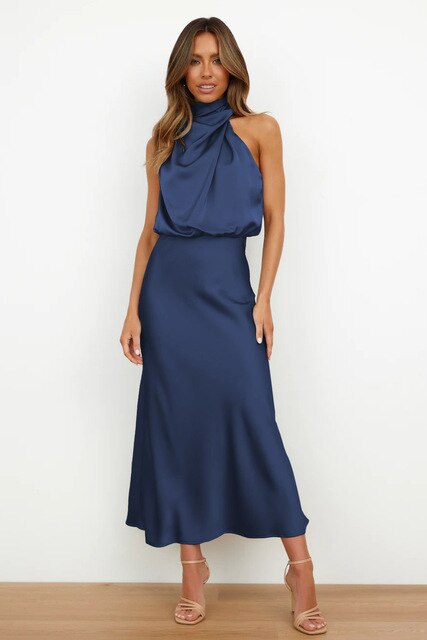 Damen Cocktailkleid aus Polyester mit ärmellosem Design Jully