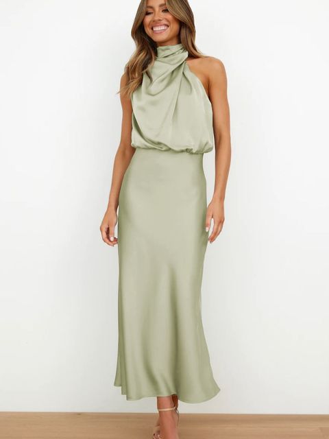 Damen Cocktailkleid aus Polyester mit ärmellosem Design Jully
