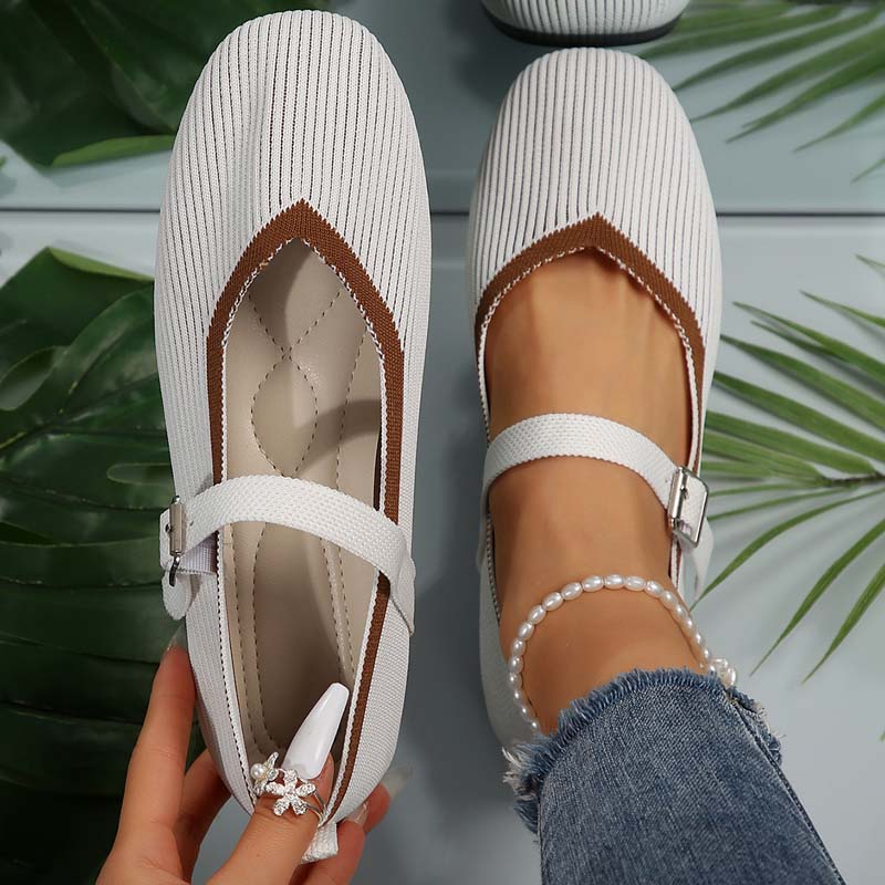 Damen Flache Schuhe aus atmungsaktivem Netz Jully