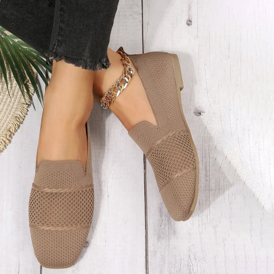 Damen Flache Schuhe aus atmungsaktivem Netz Jully