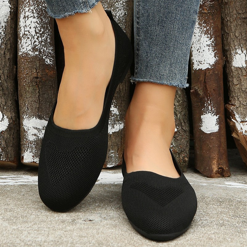 Damen Flache Schuhe aus atmungsaktivem Netz Jully