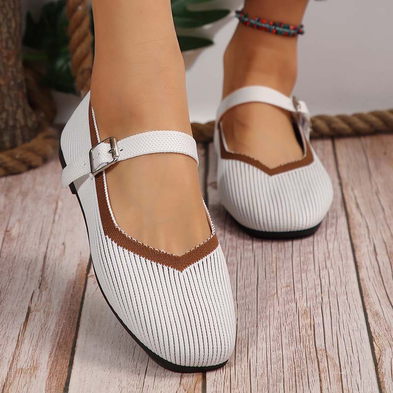 Damen Flache Schuhe aus atmungsaktivem Netz Jully