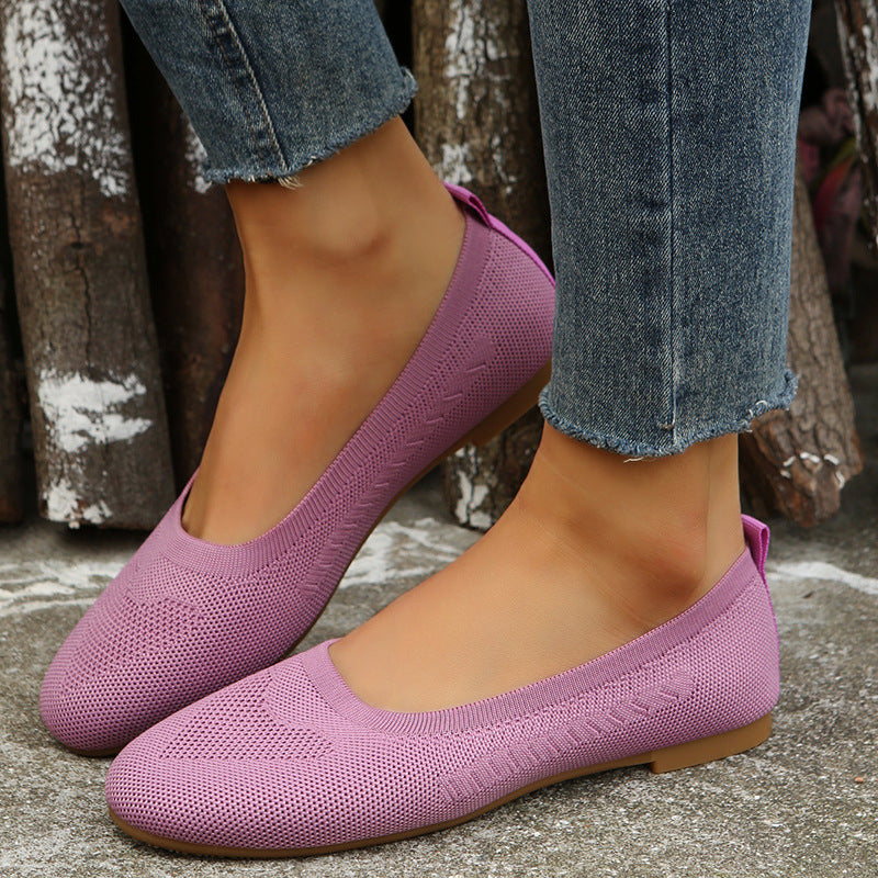 Damen Flache Schuhe aus atmungsaktivem Netz Jully