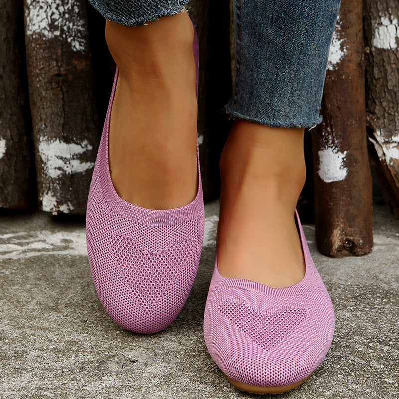 Damen Flache Schuhe aus atmungsaktivem Netz Jully
