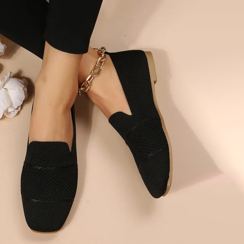 Damen Flache Schuhe aus atmungsaktivem Netz Jully
