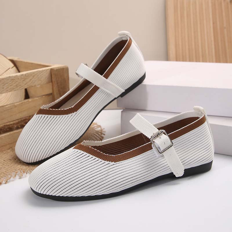 Damen Flache Schuhe aus atmungsaktivem Netz Jully