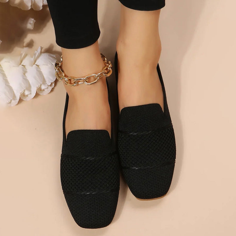 Damen Flache Schuhe aus atmungsaktivem Netz Jully