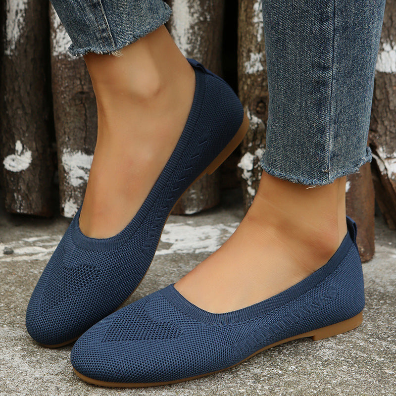 Damen Flache Schuhe aus atmungsaktivem Netz Jully