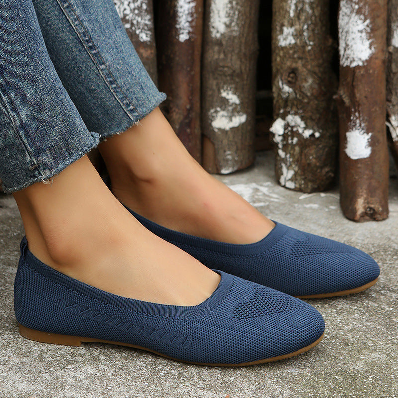 Damen Flache Schuhe aus atmungsaktivem Netz Jully