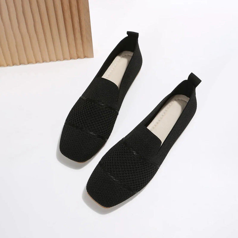 Damen Flache Schuhe aus atmungsaktivem Netz Jully
