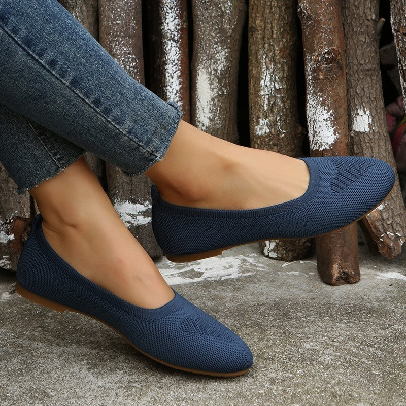 Damen Flache Schuhe aus atmungsaktivem Netz Jully