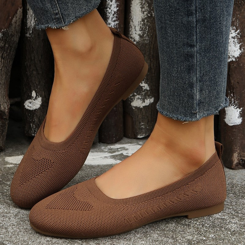 Damen Flache Schuhe aus atmungsaktivem Netz Jully