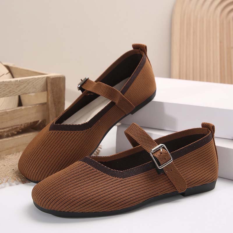 Damen Flache Schuhe aus atmungsaktivem Netz Jully
