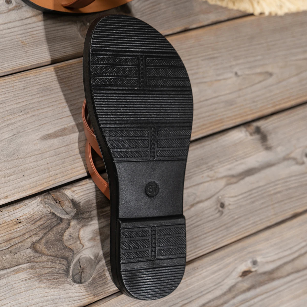 Damen Flip-Flops mit Kreuzriemendesign Jully