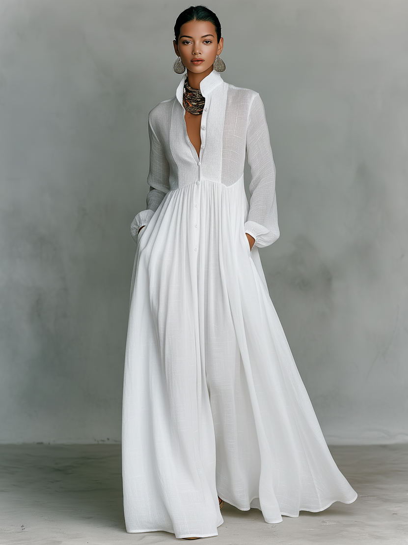 Damen Flow-Kleid mit eleganter Silhouette Jully