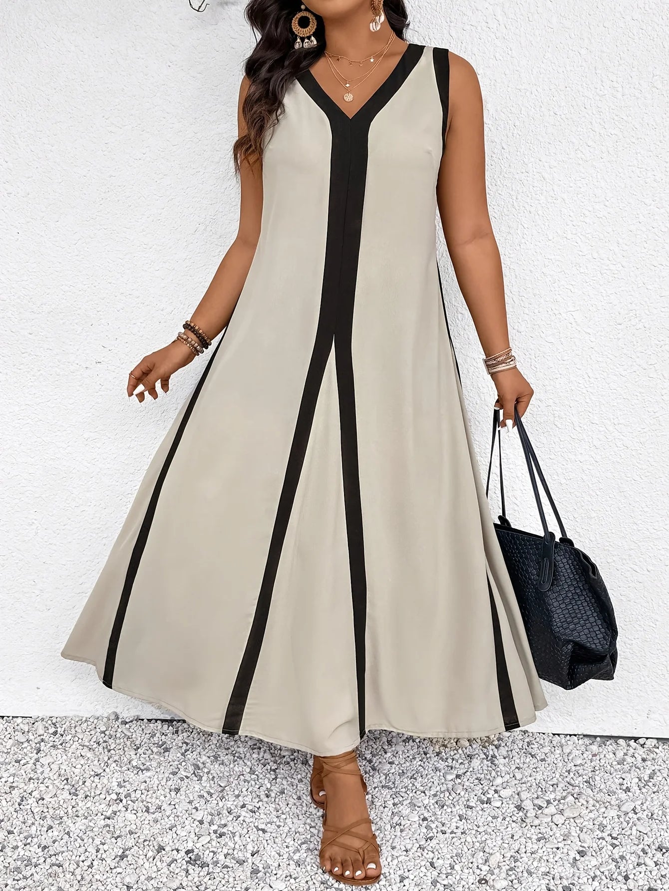 Damen Freizeitkleid in Übergröße mit eleganter Passform Jully