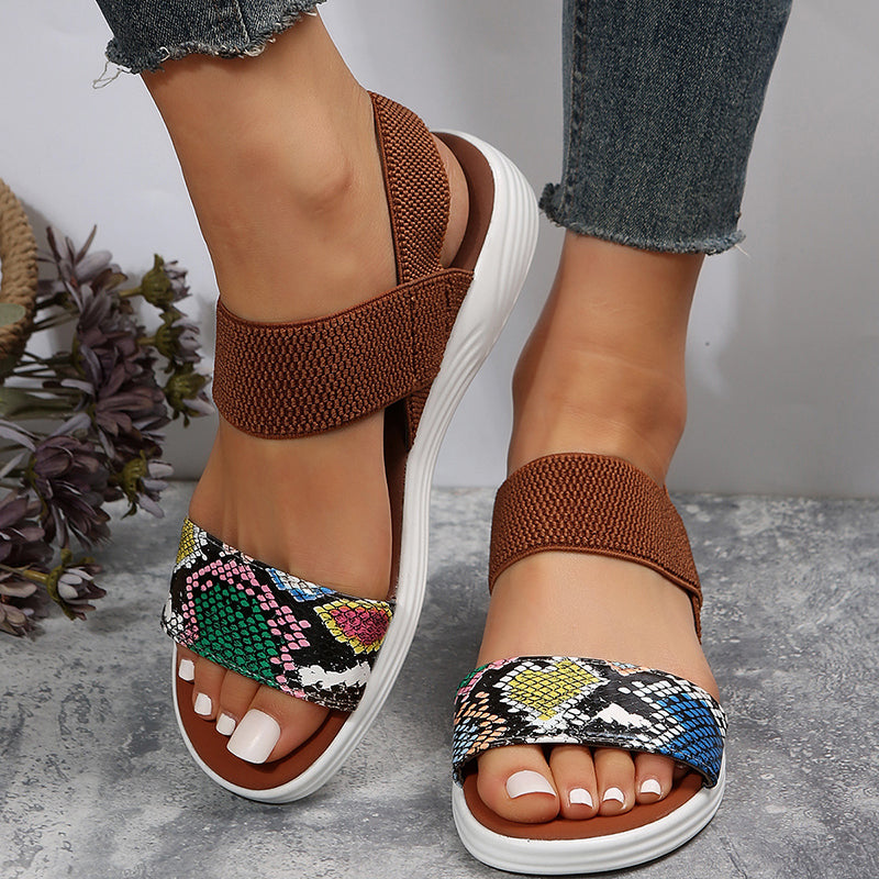 Damen Freizeitsandalen mit Atmungsaktivem Netzgewebe Jully