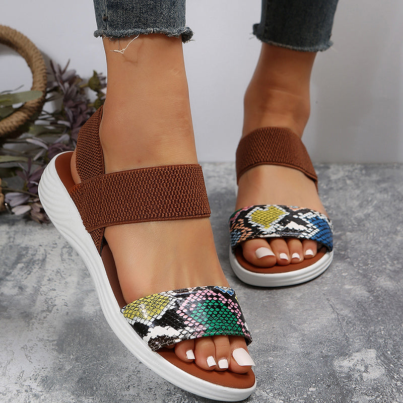 Damen Freizeitsandalen mit Atmungsaktivem Netzgewebe Jully