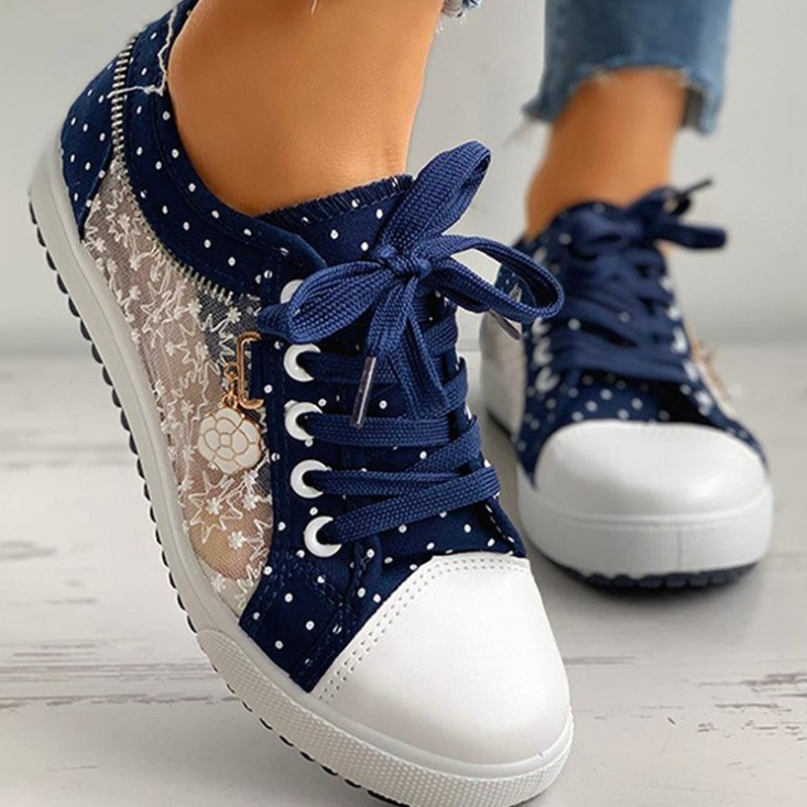 Damen Freizeitschuhe aus Denim mit Klettverschluss Jully