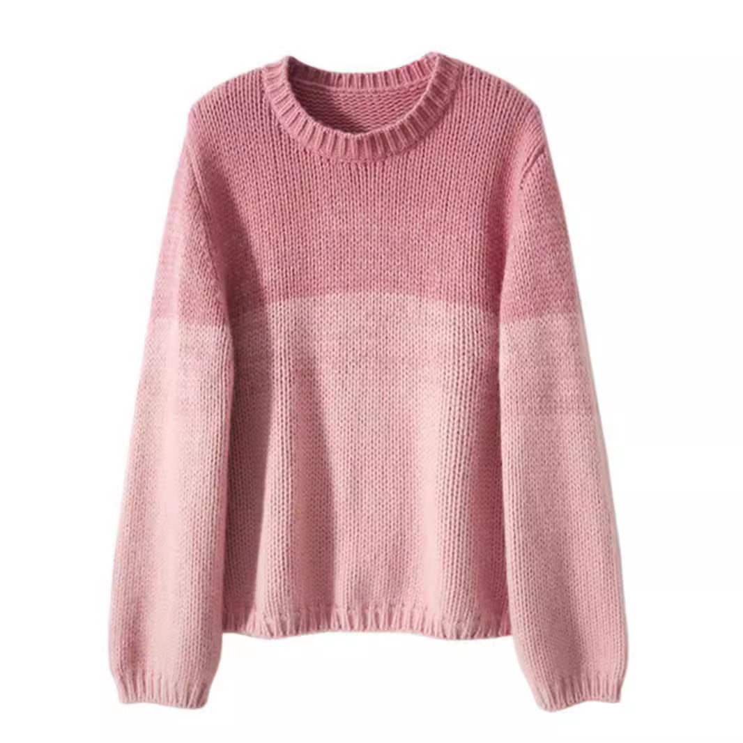 Damen Grobstrickpullover mit hohem Kragen Jully