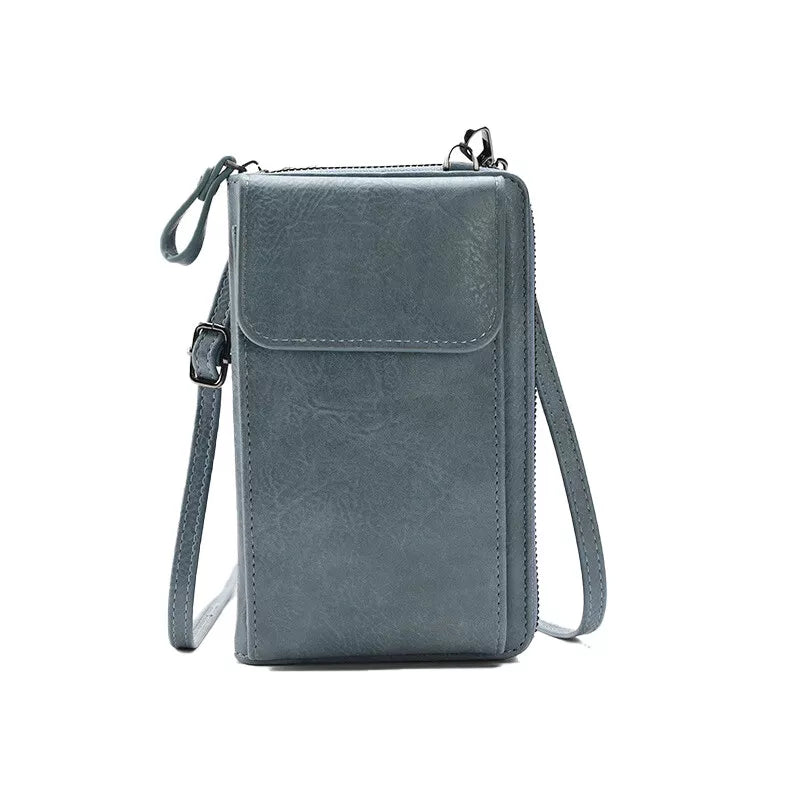 Damen Handtasche aus hochwertigem Leder mit verstellbarem Riemen Jully