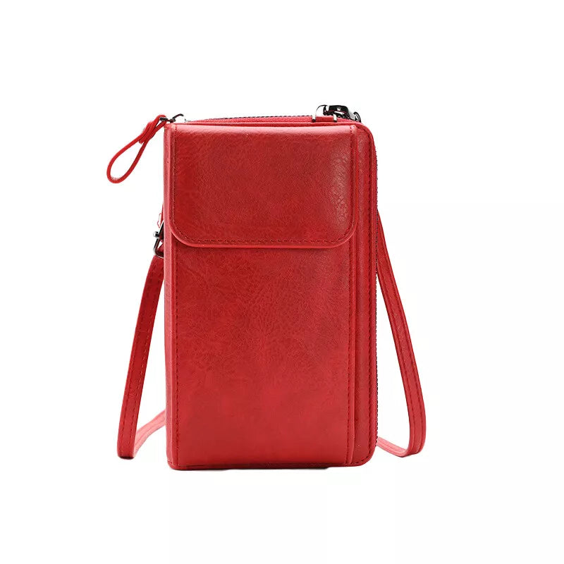 Damen Handtasche aus hochwertigem Leder mit verstellbarem Riemen Jully