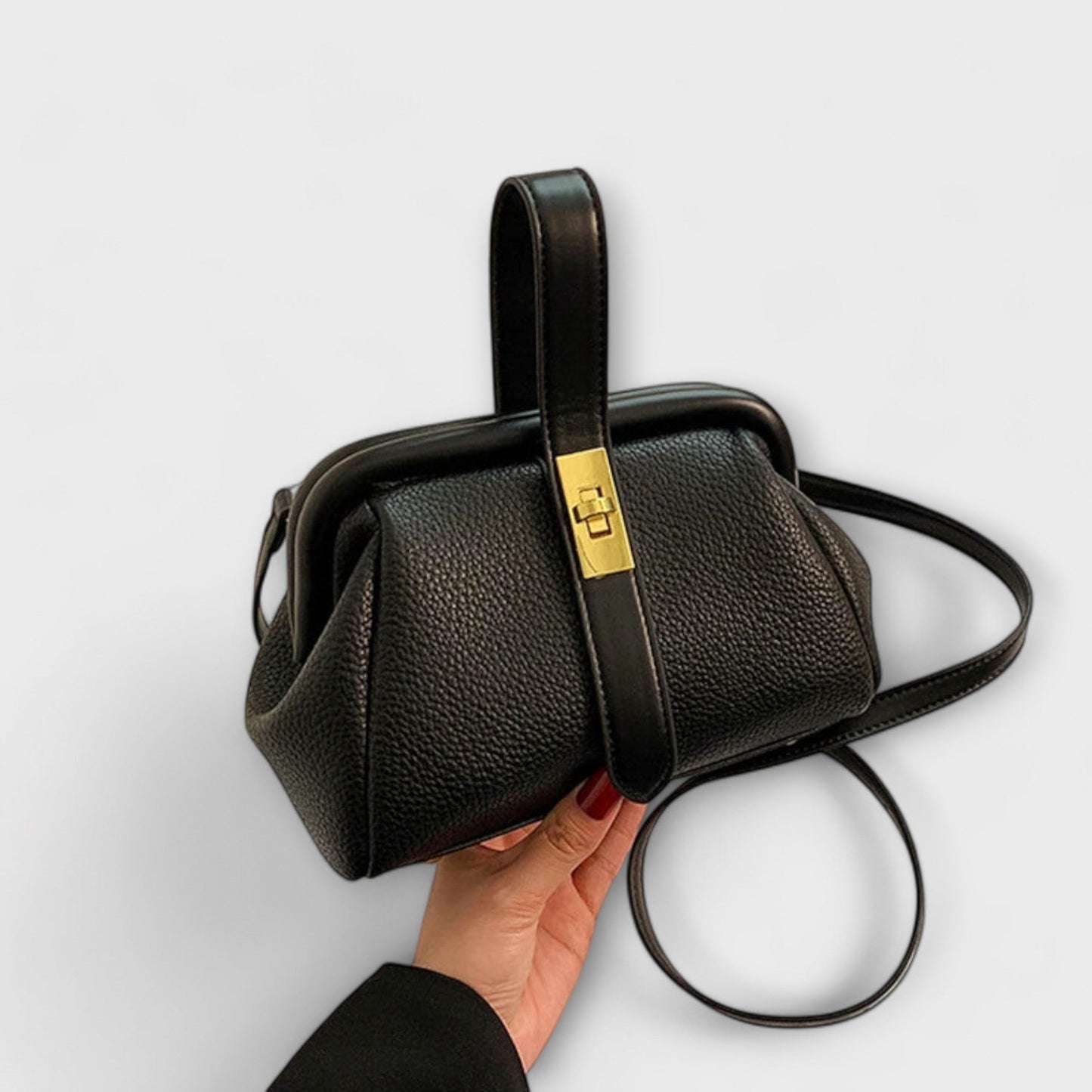 Damen Handtasche im Retro-Design mit geräumigem Innenraum Jully