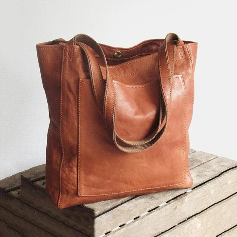 Damen Handtasche schwarz aus PU-Leder mit elegantem Design Jully