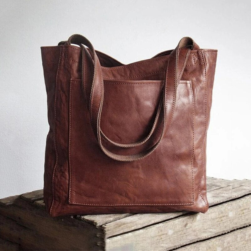 Damen Handtasche schwarz aus PU-Leder mit elegantem Design Jully