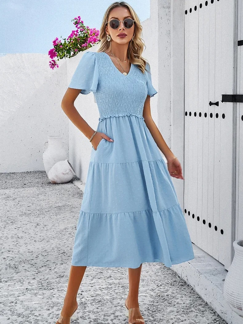 Damen Herbstkleid mit lockerer Passform Jully