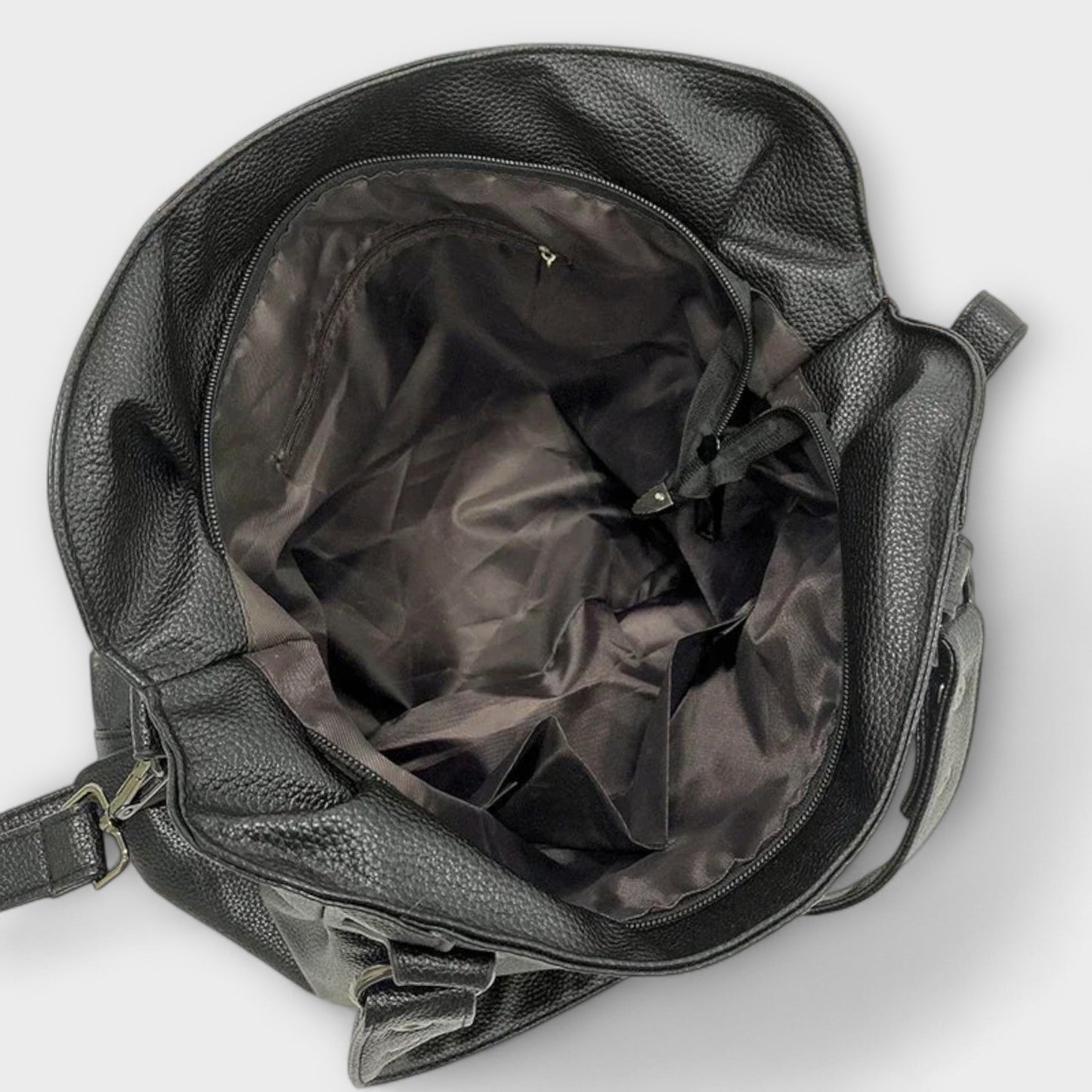 Damen Hobo-Handtasche mit großer Kapazität in Schwarz Jully