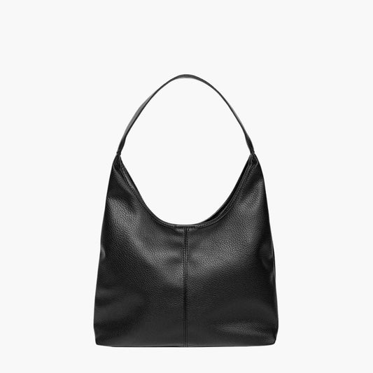 Damen Hobo Tasche aus veganem Leder mit Druckknopf Jully
