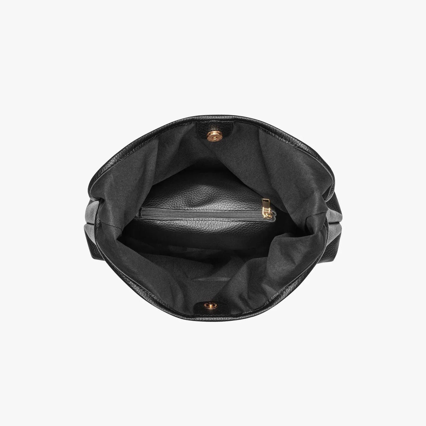 Damen Hobo Tasche aus veganem Leder mit Druckknopf Jully