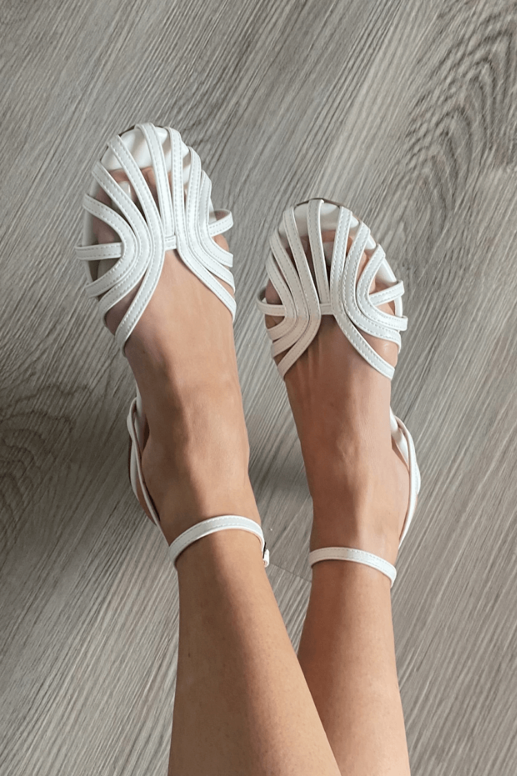 Damen Juwelensandalen mit goldener Veredelung Jully