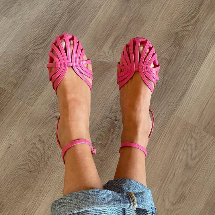 Damen Juwelensandalen mit goldener Veredelung Jully