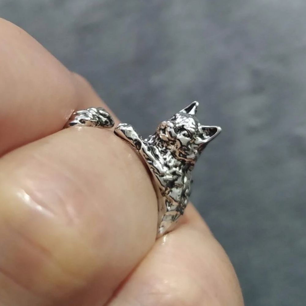 Damen Katzenring mit verstellbarem Design Jully