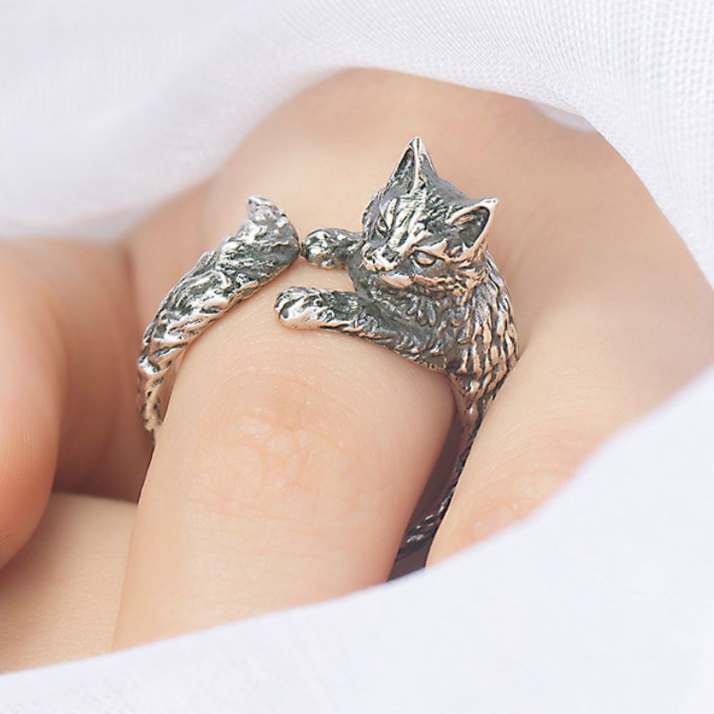 Damen Katzenring mit verstellbarem Design Jully